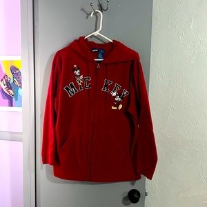 warm mickey zip up jacket